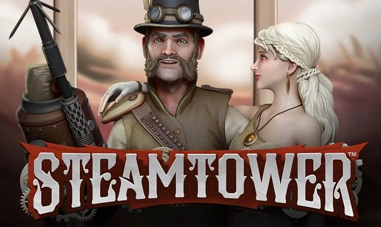 Steamtower banner med logo